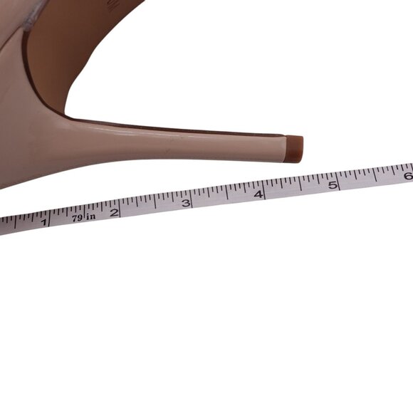 NWOB Charles By Charles David Pact Pump Heel Sz 10M Nude Tan Pointed Toe Slip On - Picture 12 of 15